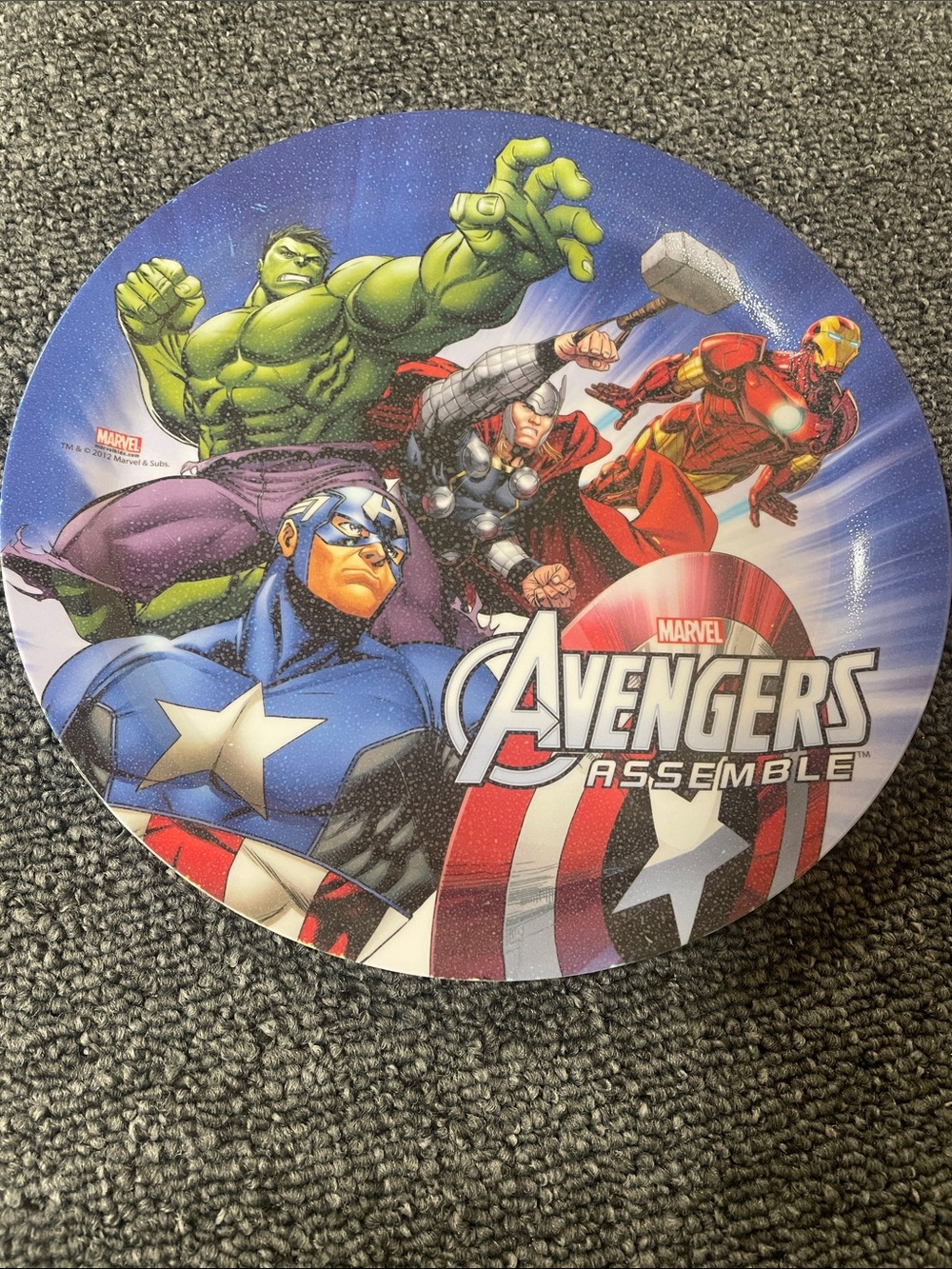 Marvel Avengers Assemble Melamine Dining Plate By ZAK! GUC